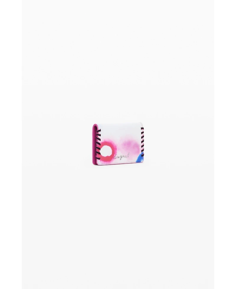 Desigual Women's Small wallet with braided leather effect