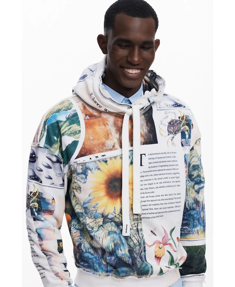 Desigual Men's Sunflower hoodie