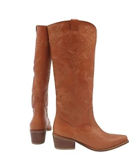 Stivali New York Women's Jolene Leather Cowboy Boots