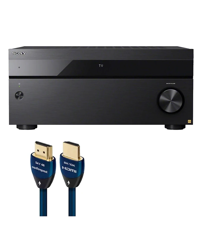 Sony Str-AZ3000ES 9.2 Channel 8K Av Receiver with AudioQuest Sky 3m Hdmi Cable