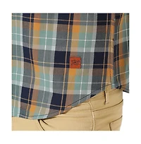 Campus Sutra Men's Checks Cyan Shirt