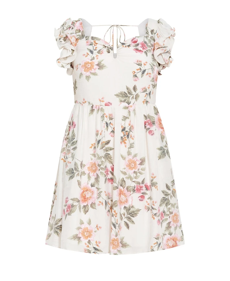City Chic Women's Alma Print Dress