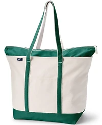 Lands' End 4 Pack Canvas Pocket Tote Bundle