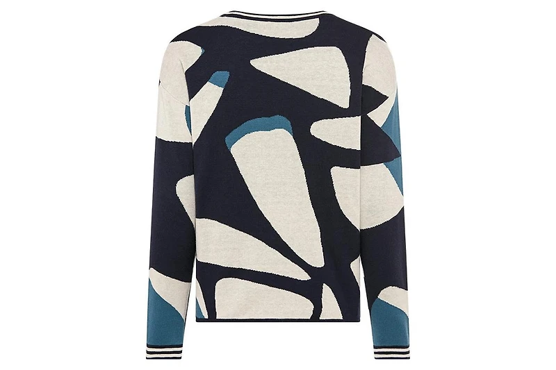 Olsen Modern Graphic Embellished Sweater