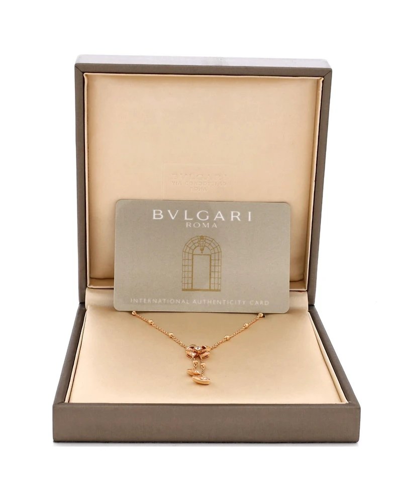 Pre-Owned Bvlgari Fiorever Drop Pendant Necklace