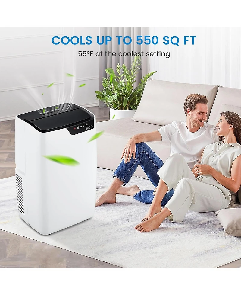 1,200 Btu Portable Air Conditioner - Compact, Lightweight, Efficient Cooling for Small Spaces