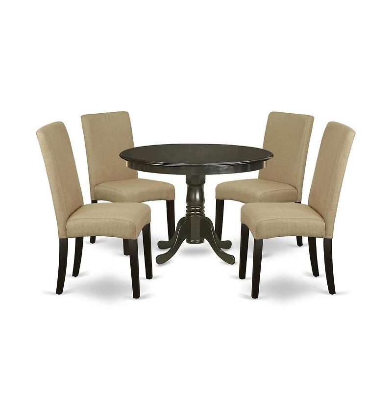 East West Furniture Dining Room Set Cappuccino