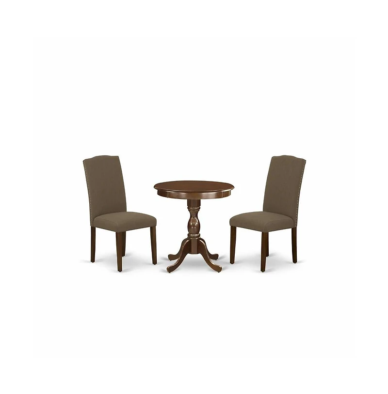 East West Furniture 3-Pc Dining Set