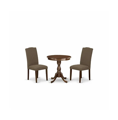 East West Furniture 3-Pc Dining Set