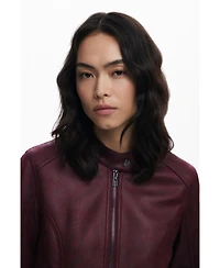 Desigual Women's Combined faux leather jacket