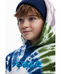 Desigual Boys's Tie-Dye Logo Sweatshirt