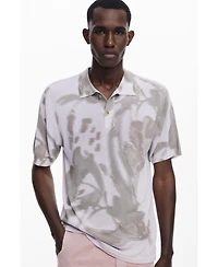 Desigual Men's Abstract short-sleeve polo