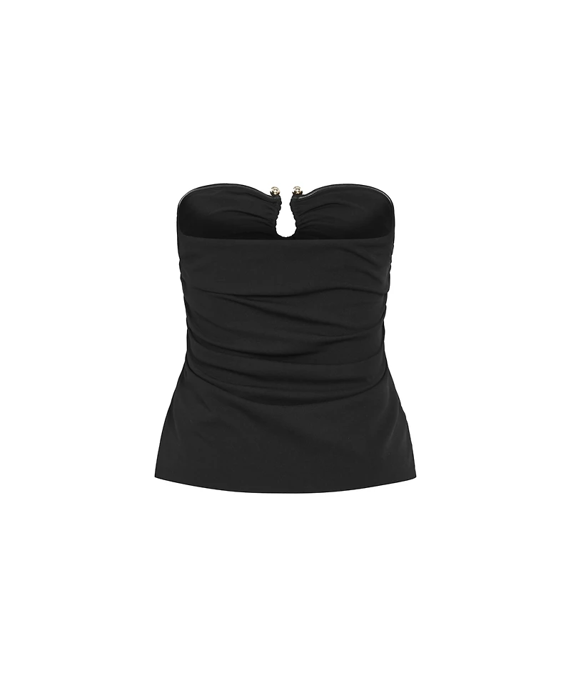 City Chic Plus Lila Top