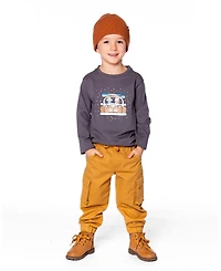 Deux par Boy Twill Jogger Cargo Pants Ochre - Child