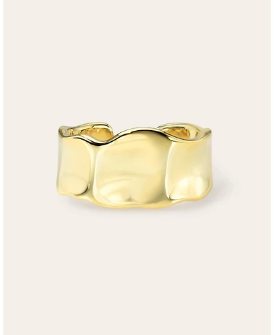 Zoe Lev Large Hammered Ring