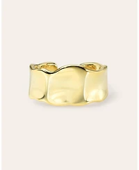 Zoe Lev Large Hammered Ring