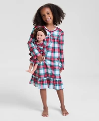 Holiday Lane Girls 2T-16 Merry Plaid Nightgown, Macy's Exclusive