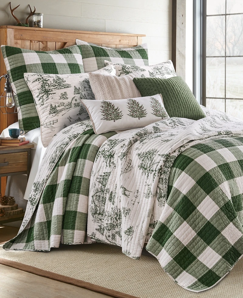 Levtex Winter Sleigh Ride Reversible -Pc. Quilt Set