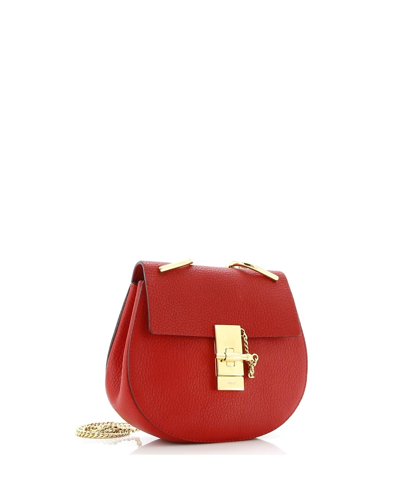 Pre-Owned Chloe Small Drew Crossbody Bag Leather