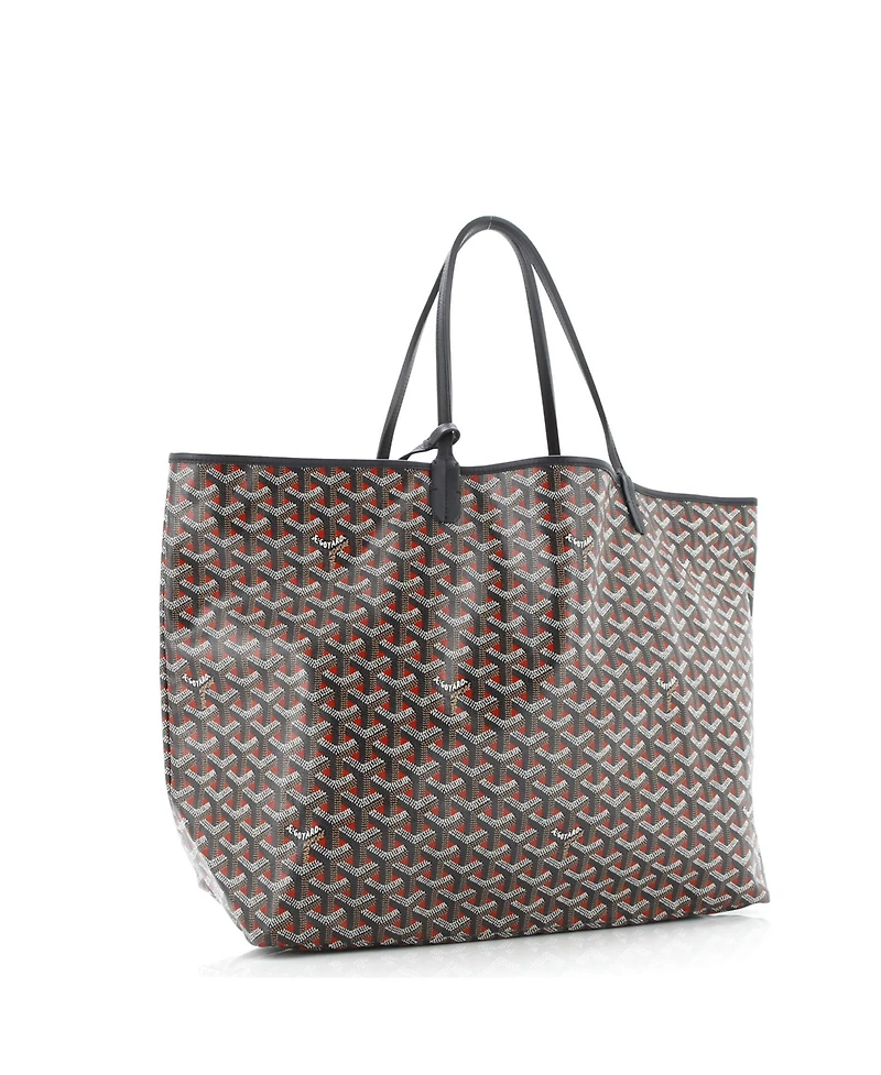 Pre-Owned Goyard Gm Saint Louis Tote Claire Voie Coated Canvas