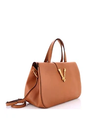 Pre-Owned Versace Virtus Tote Leather