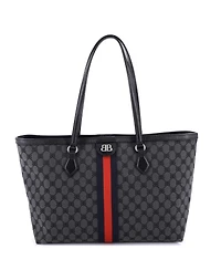 Pre-Owned Balenciaga Medium x Gucci The Hacker Project Tote Bb Canvas