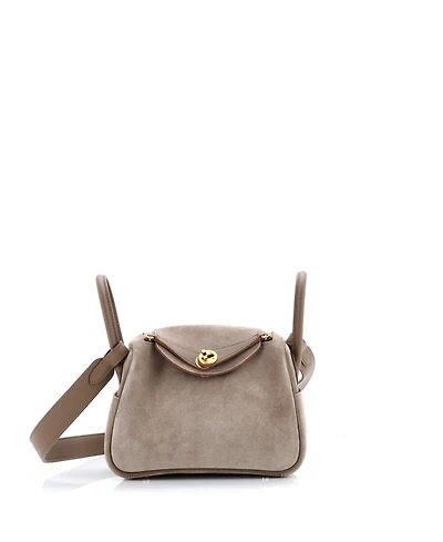 Pre-Owned Hermes Mini Lindy Bag Grizzly and Swift