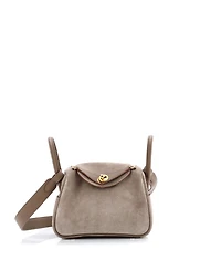Pre-Owned Hermes Mini Lindy Bag Grizzly and Swift
