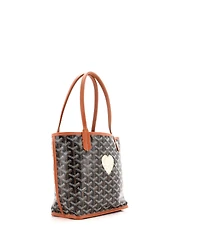 Pre-Owned Goyard Mini Anjou Reversible Tote Printed Coated Canvas