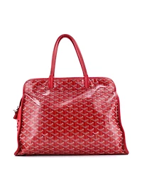 Pre-Owned Goyard Pm Hardy Pet Carrier Coated Canvas