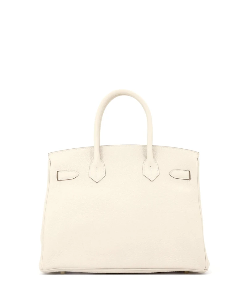 Pre-Owned Hermes Birkin 30 Handbag Light Togo with Gold Hardware