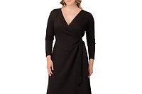 Women's Plus London Sweater Knit Wrap Dress