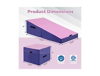 Folding Incline Yoga Gymnastics Tumbling Mat with Epe Foam