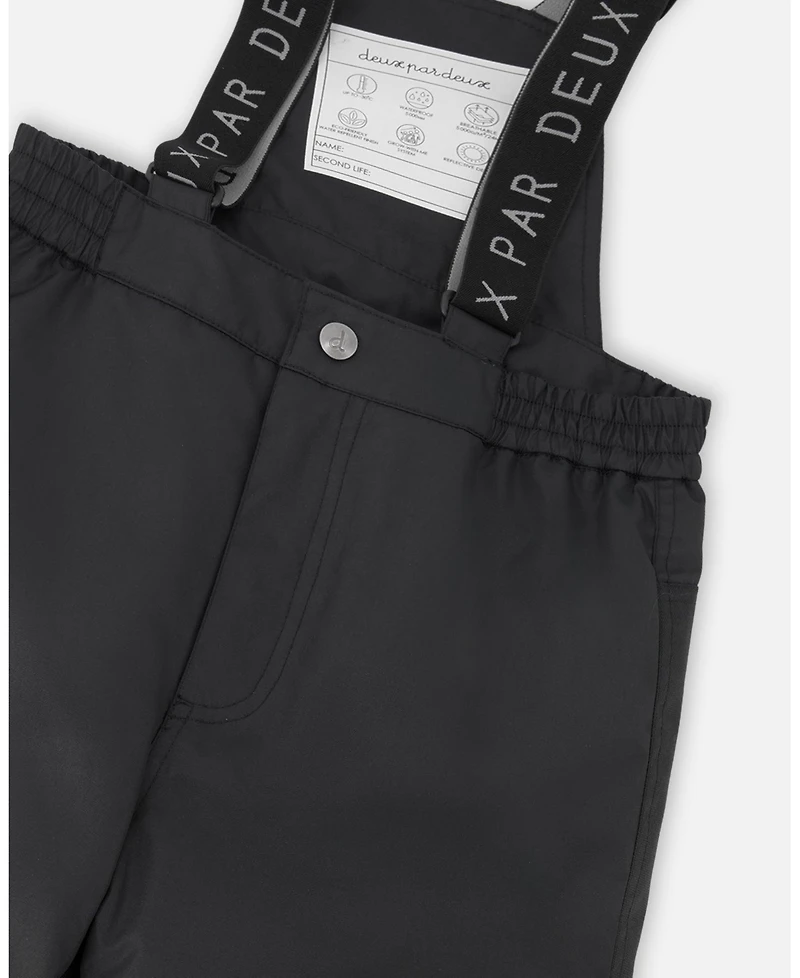 Deux par Boy Two-Piece Discover Snowsuit Black - Toddler|Child