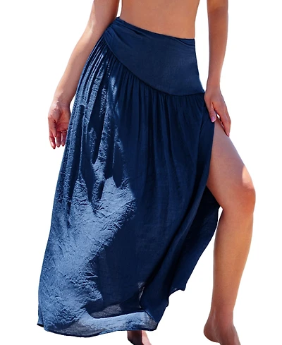 Cupshe Women's Classic Layers Blue Maxi Skirt