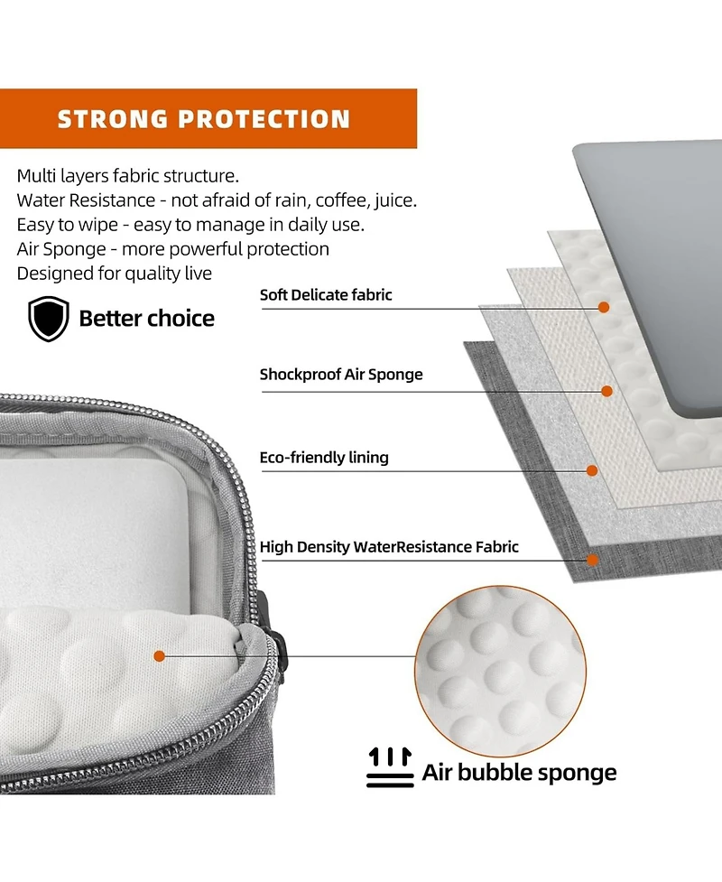 Acer 17.3 inch Laptop Bag Sleeve Carrying Case with Shoulder Strap, Notebook Ultrabooks Computer Handbag Cover for Men Women Fit for Acer Asus Lenovo