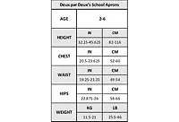 Deux par Deux Boy School Apron Black Dinosaur Print - Toddler|Child