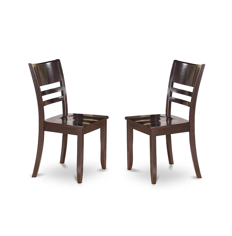 East West Furniture 3 Pc Kitchen Table set-Kitchen Dining nook plus 2 Dining Chairs