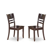 East West Furniture 3 Pc Kitchen Table set-Kitchen Dining nook plus 2 Dining Chairs