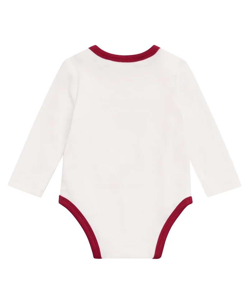 Guess Baby Girls 3-Piece Hooded Sweatshirt, Long Sleeve Bodysuit and Matching Pant Set
