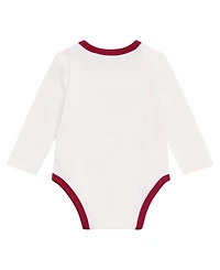 Guess Baby Girls 3-Piece Hooded Sweatshirt, Long Sleeve Bodysuit and Matching Pant Set