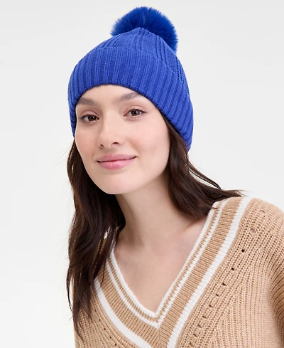 On 34th Boxed Rib-Knit Beanie, Macy's Exclusive