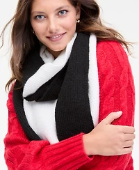 On 34th Brushed Rib Colorblocked Scarf, Macy's Exclusive