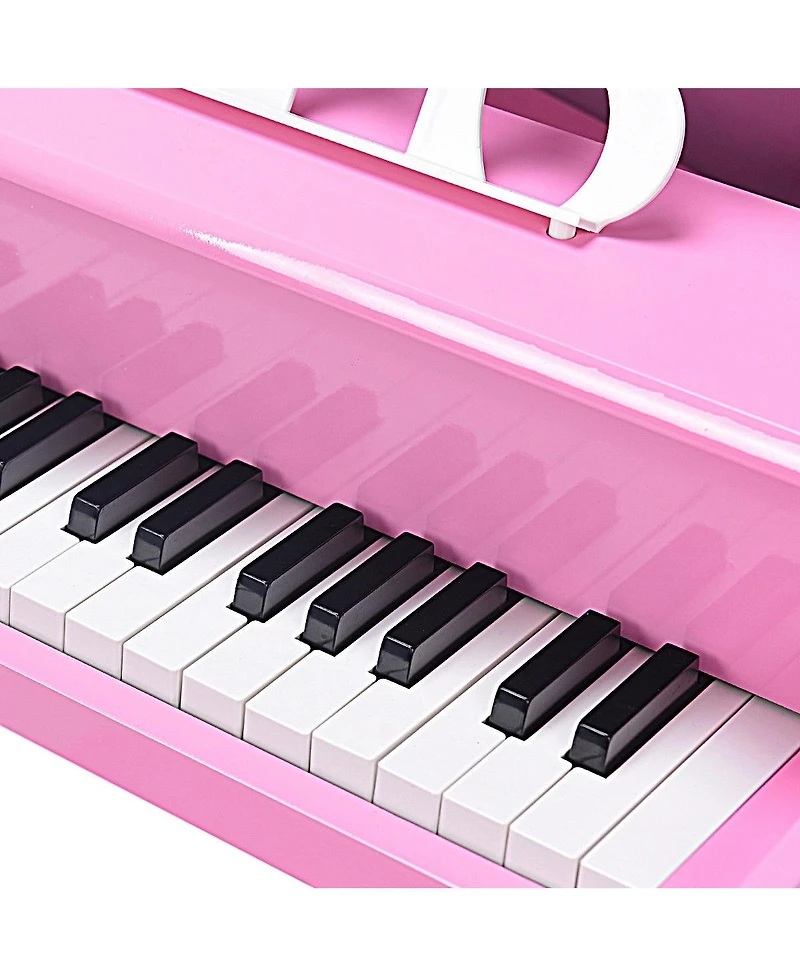 Musical Instrument Toy 30-Key Mini Grand Piano with Bench