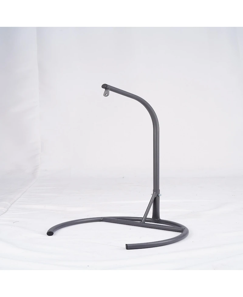 Yellow Cat Swing Bed with Stand and Cushion Indoor Outdoor Hammock for Pets