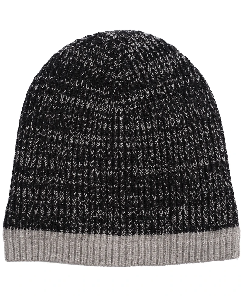 Alfani Men's Marl Ribbed Beanie, Macy's Exclusive