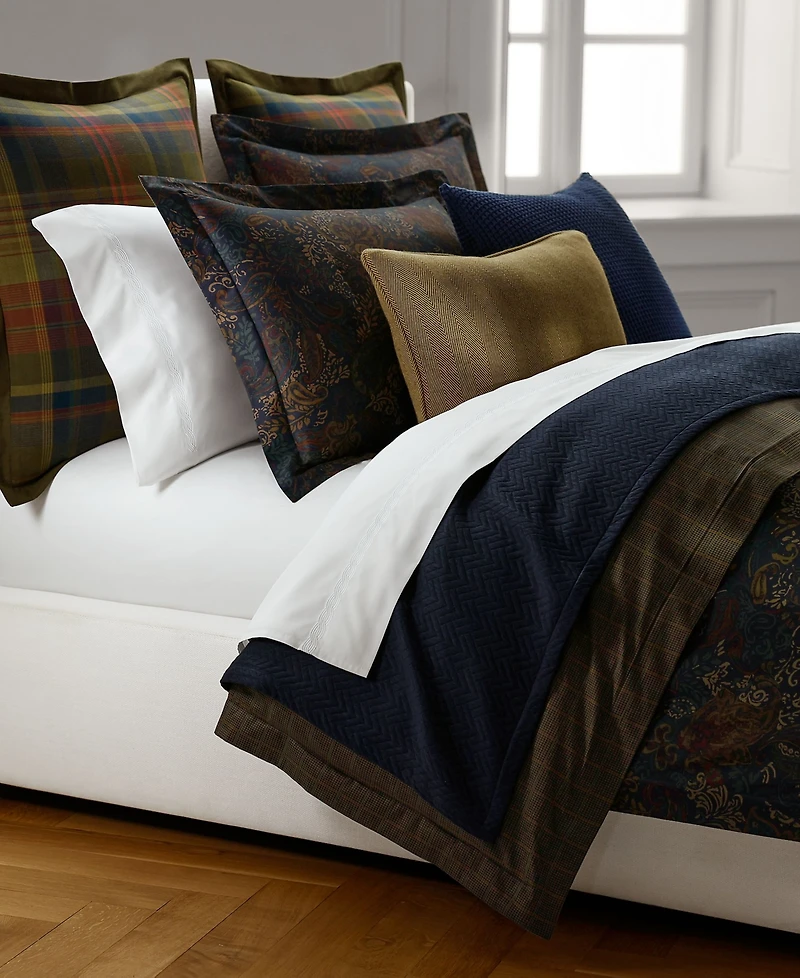 Lauren Ralph Lauren Henry Cotton Sateen Reversible 3-Pc. Comforter Set, King