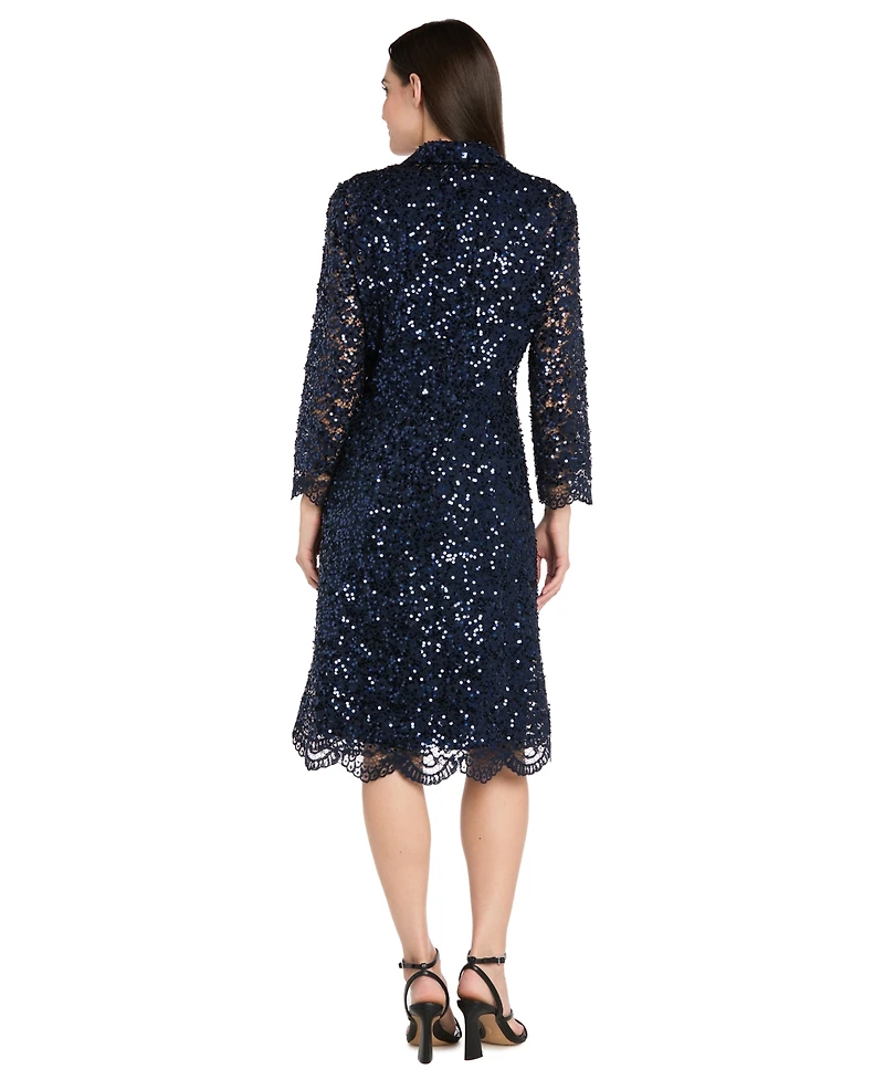 R & M Richards Women's V-Neck Dress