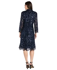 R & M Richards Women's V-Neck Dress