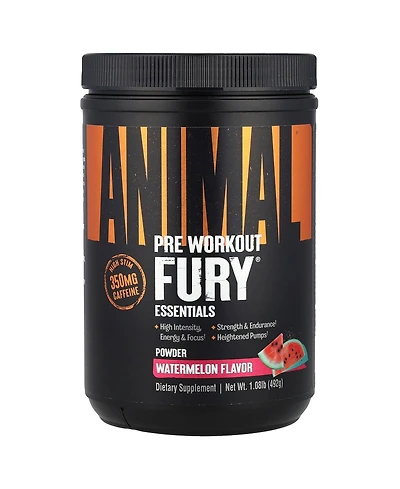 Animal Fury Essentials Pre Workout Watermelon